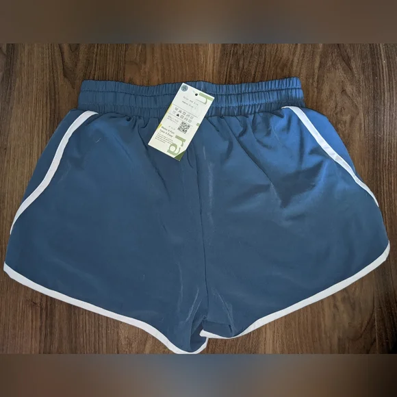 [NWT] Halara - High-Rise Contrast Trim 2.5" Shorts | Large | Aegean Blue - Picture 7 of 13
